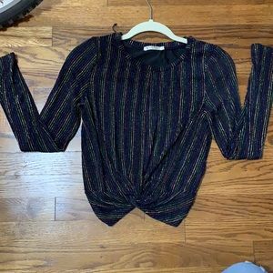 Multicolored sparkly blouse size s